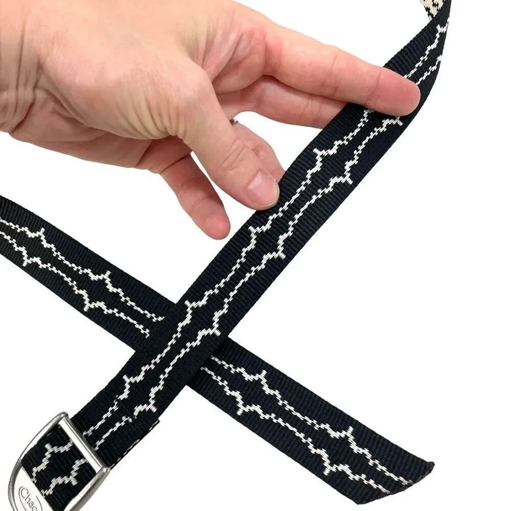 Chaco Webbing‎ belt black white